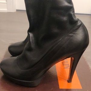 Balmain leather heels